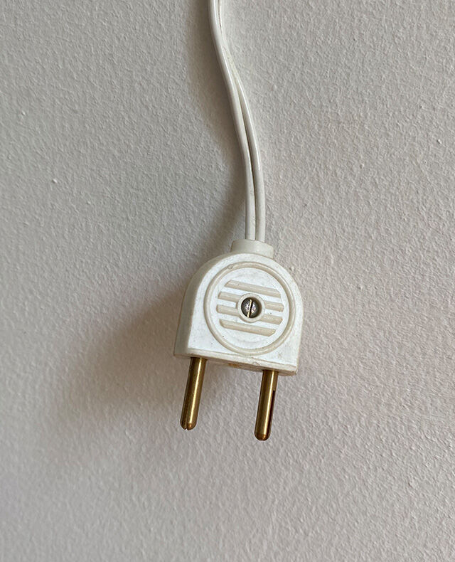 Lamp / wall lamp metal orange diamond globe 70s