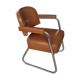 Vintage chair office chair armchair mocha brown
