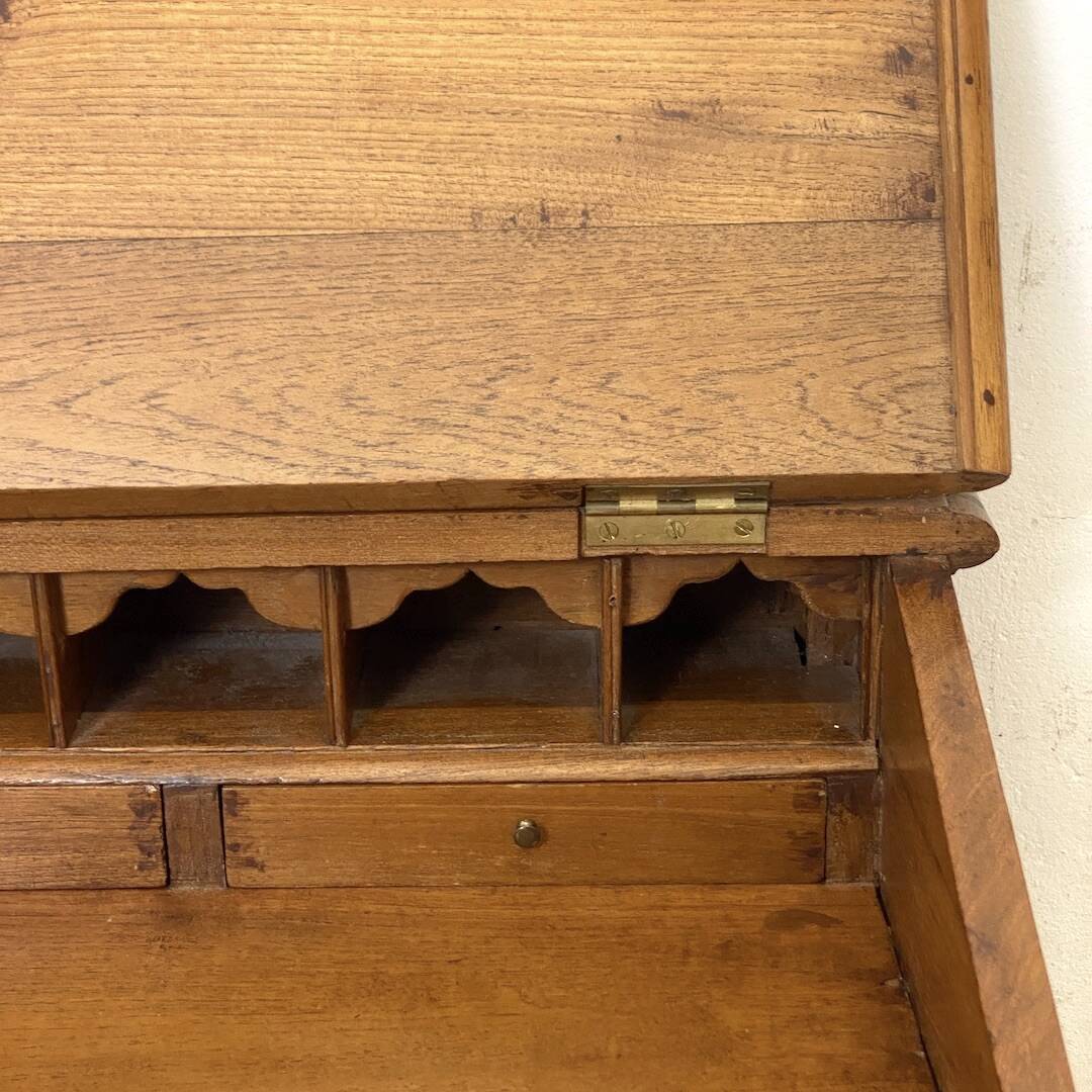 Vintage 1950s solid wood table writing desk