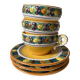 Della Robbia Italian ceramic cup 1950