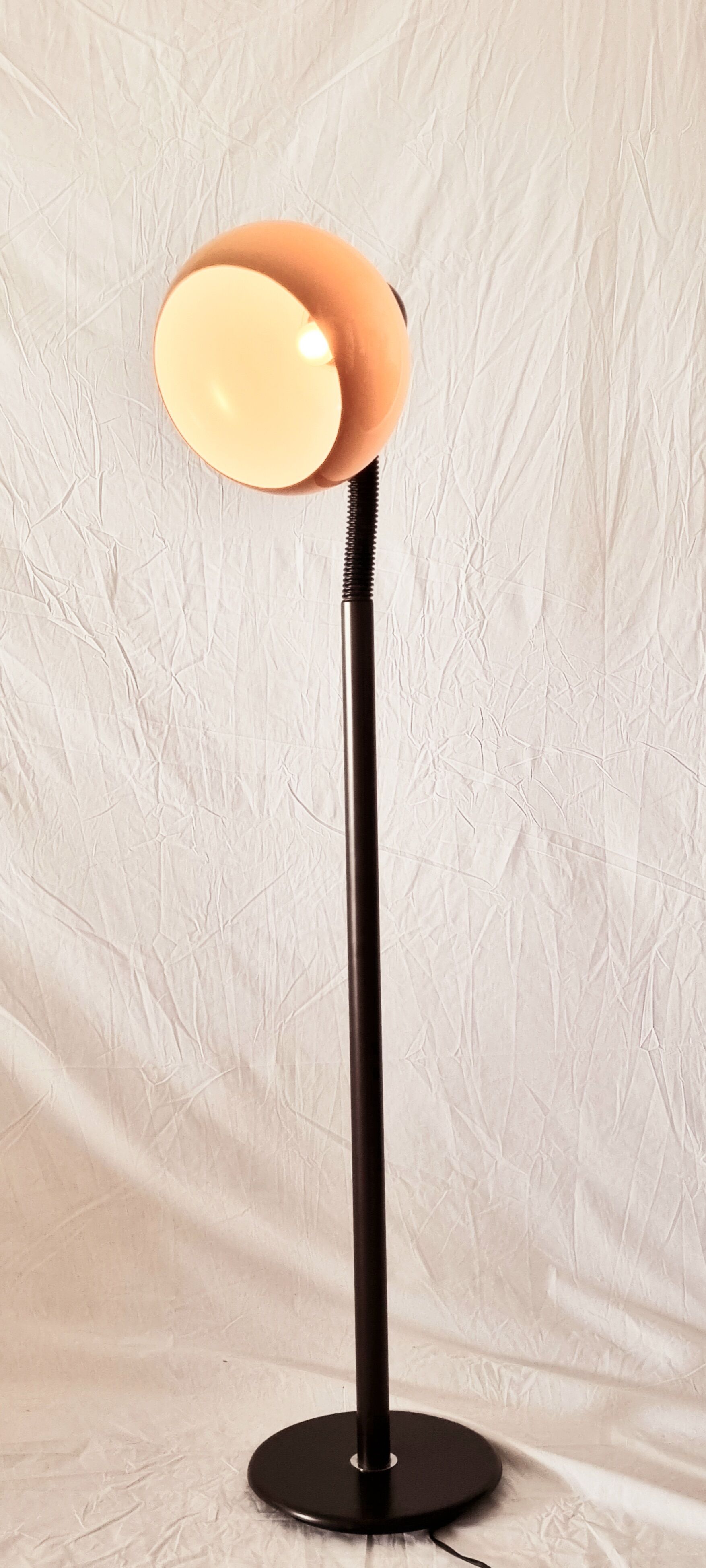 Set of 2 mushroom space Age floor lamps by HALA, 1970s