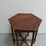 Antique oak sidetable