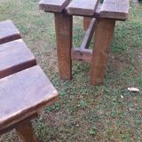 Pair of country country benches