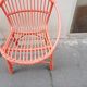 Rattan basket armchair