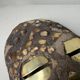 Ancient African mask Luba wood and shell