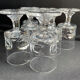 Verres à vin en cristal