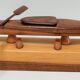 Kayak scale model violet wood