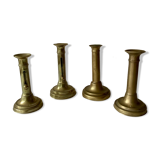 Lot de 4 bougeoirs anciens