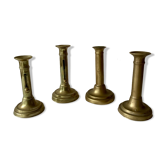 Lot de 4 bougeoirs anciens