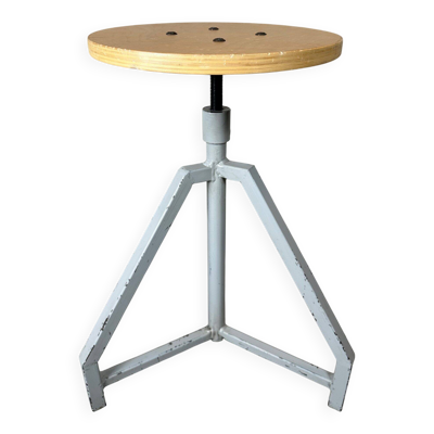 Tabouret industriel vintage