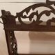 Openwork wall shelf walnut nineteenth