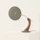 Lampe de bureau Présidente S/C grise par Fase, Espagne 1960's