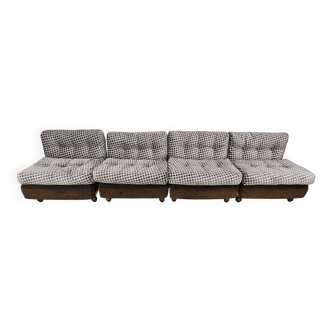 Four Amanta armchairs by Mario Bellini for C&B Italia, 1970s
