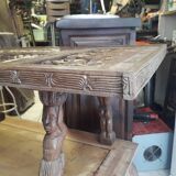 Indonesian table entirely hand carved
