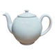 Pleated teapot Pilivuyt in white porcelain
