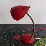 Vintage Hala Hala 50s Red Gooseneck Lamp