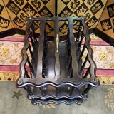 Porte-revue Napoléon III bois noirci