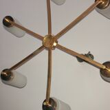 Chandelier vintage 60 opalines