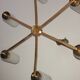 Chandelier vintage 60 opalines