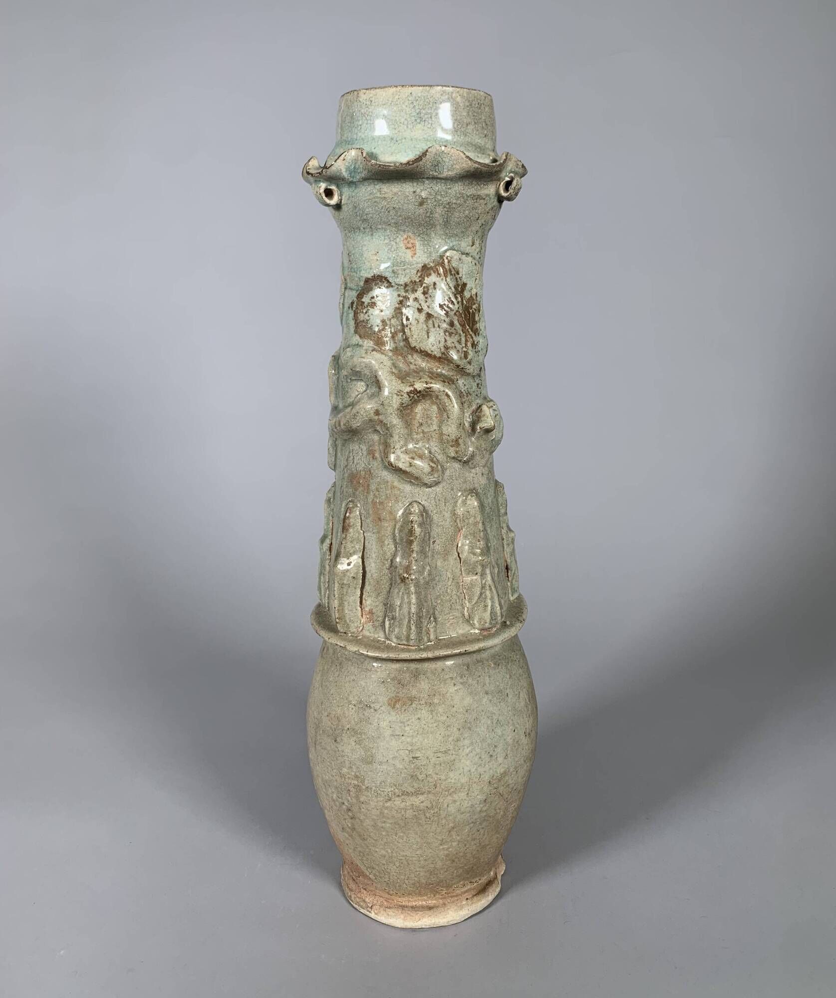 Pair of Funeral Urns - Song Dynasty (960 - 1127) - 50 cm archaeology c
