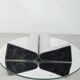 Pair of candlesticks "L", 1970-1980
