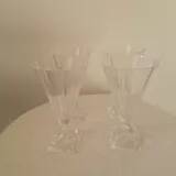 Set of crystal stemware