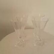 Série de verres à pied en cristal