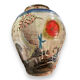 Glazed terracotta vase thierry basile