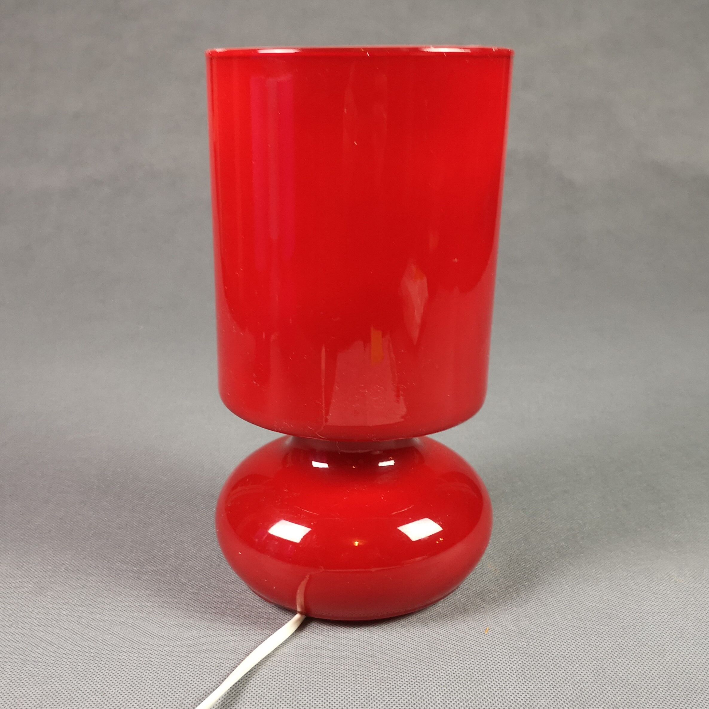 Lykta red Vintage lamp Ikea opaline - vintage luminaire