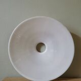 Lampshade in opaline vintage white glass