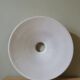 Lampshade in opaline vintage white glass