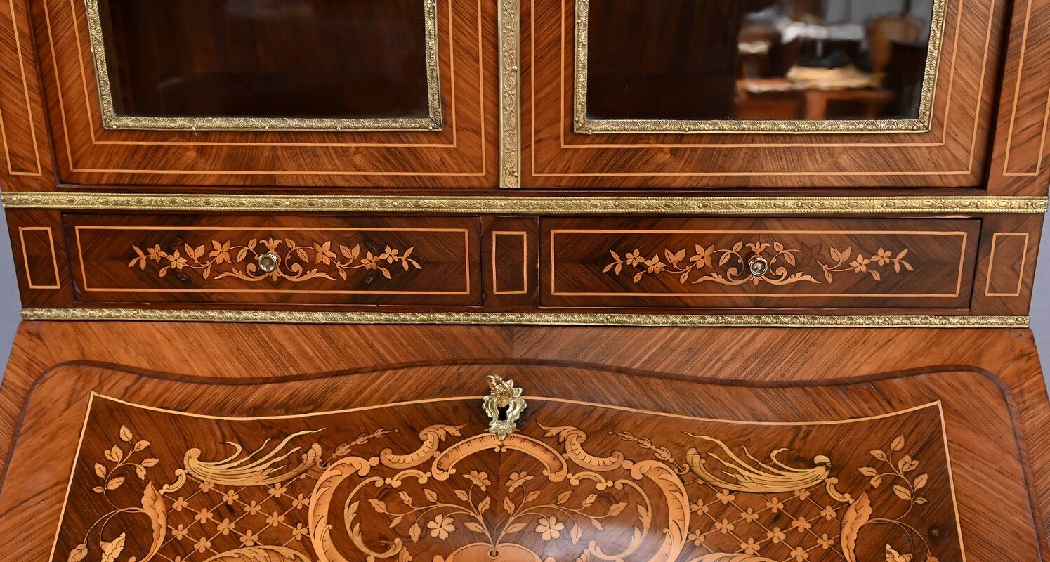 Writing desk in rosewood, Napoléon III period – 2nd half of the 19th century