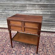 Napoleon III-era mahogany hairdresser Louis XVI