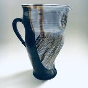 Vintage Studio Art Pottery Owl Decanter Jug by Tavares, 1970s