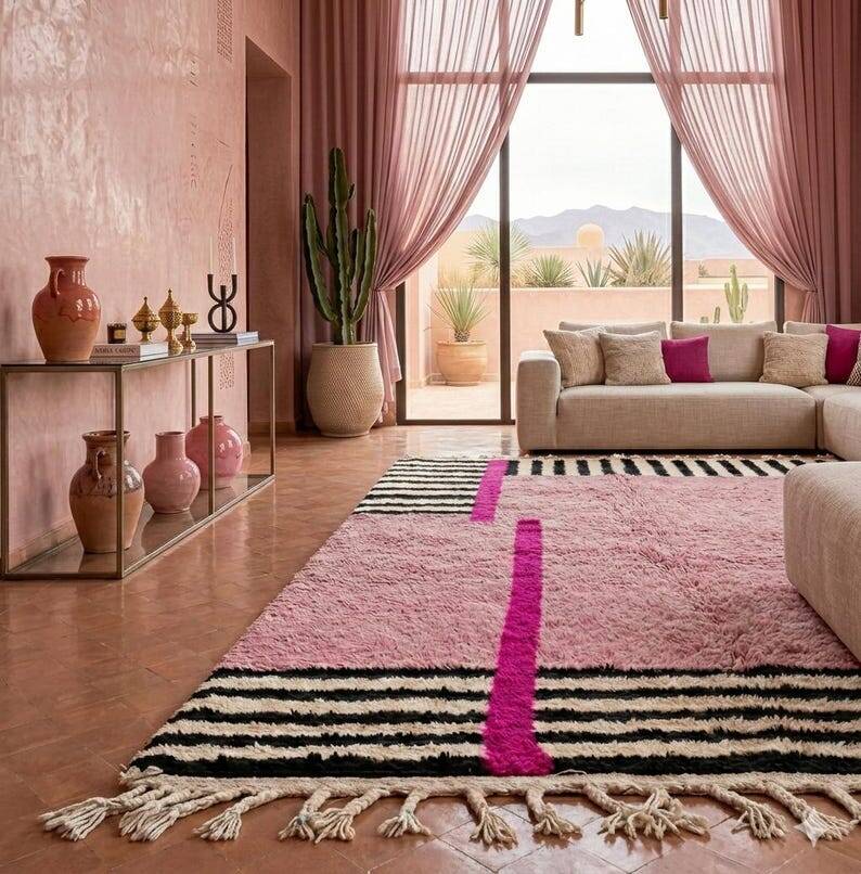 Handmade Moroccan Berber rug 250/250 cm