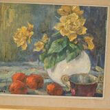 Still Life with Yellow Roses by Markebo