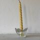 Bougeoir verre forme tulipe