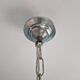 Art deco pendant lamp in white opaline, 1920s-30s