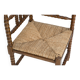 Mid-century provincial antique bobbin corner chair, France, 1940s.
