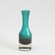 Vase vert de Tamara Aladin pour Riihimaën Lasi, Finlande 1970