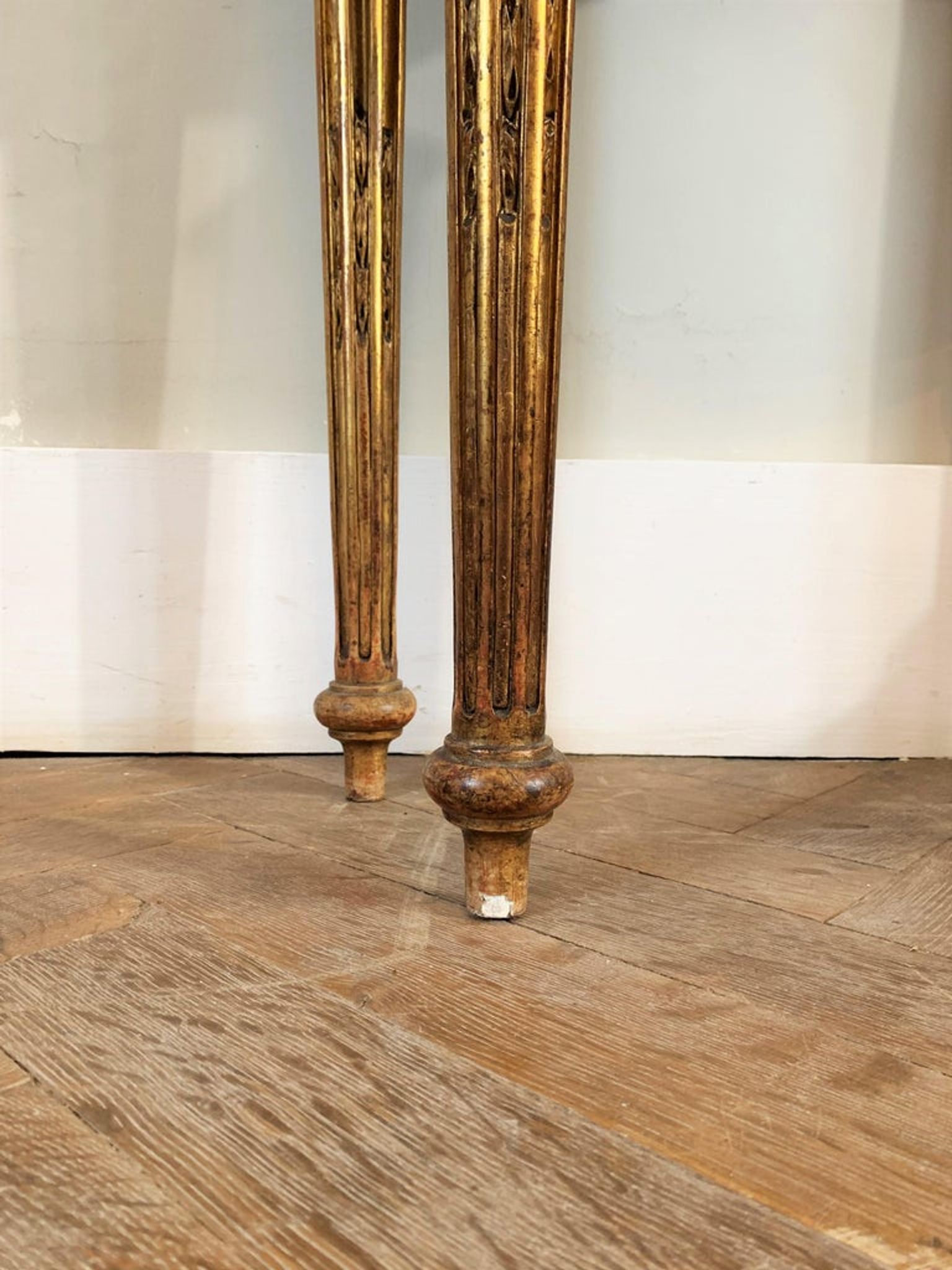Console "Demi-Lune" Style Louis XVI Période Napoléon III