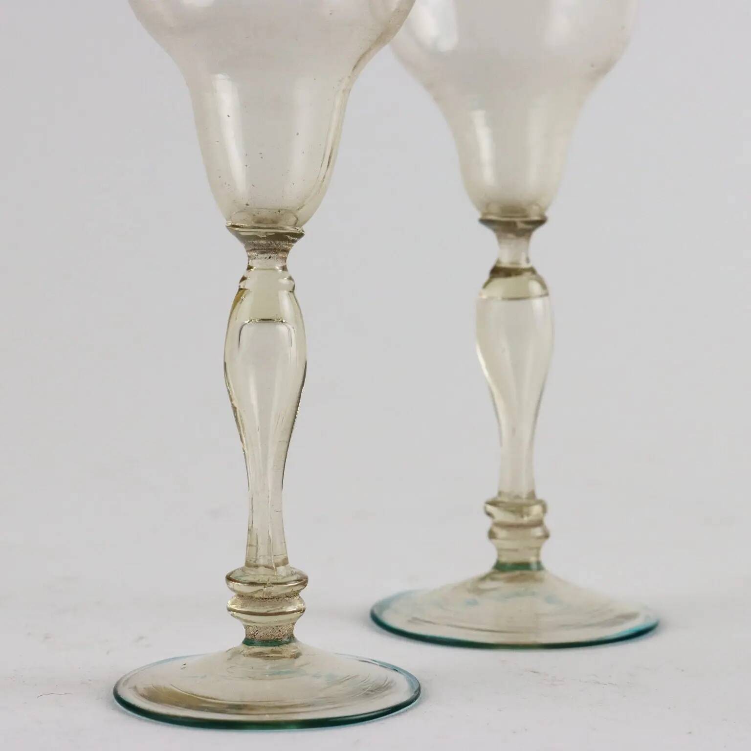 Group of 6 Murano glass glasses, Italy, 18th century