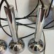5-light vintage 70s chrome cascade pendant light