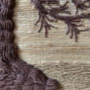 Large woven wall tapestry made of fibers Tree of Life