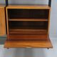 Vintage double multifunction teak bookcase 1960s sweden