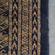 Square Rug in Red and Blue – 105x98 cm
