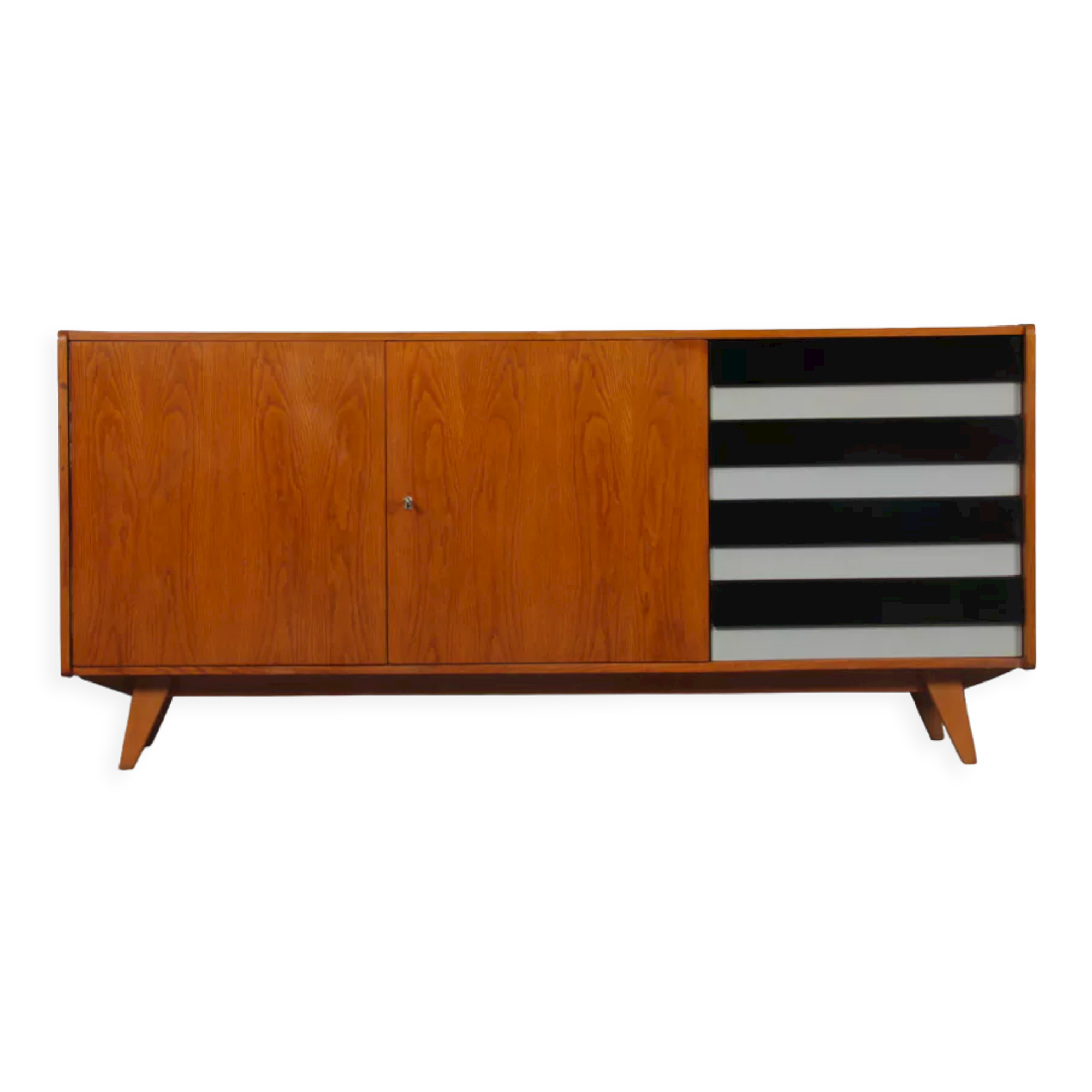 Oak enfilade by Jiri Jiroutek, model U-460, 1960