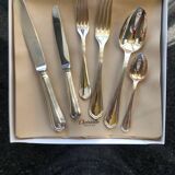 Cristofle silver metal cutlery set