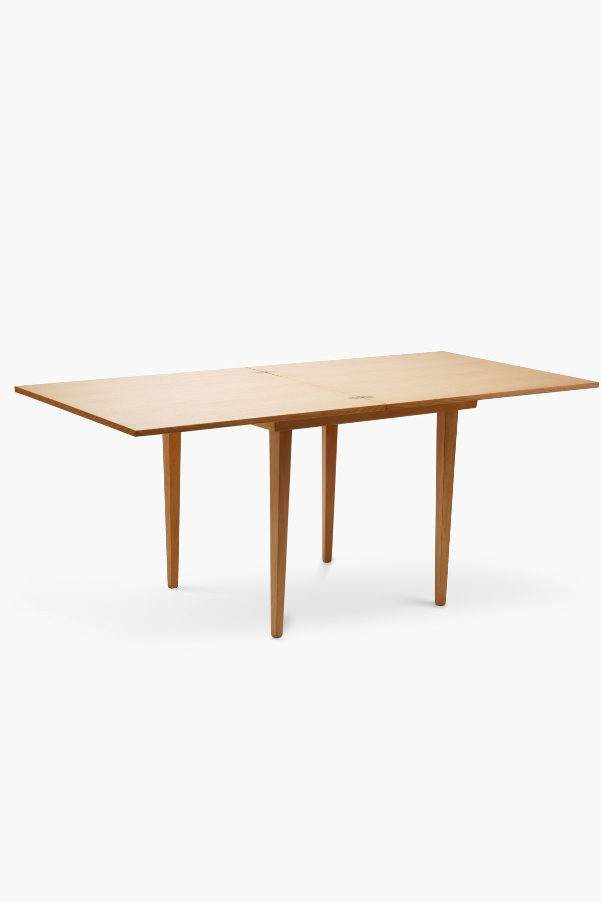 Table extensible en frêne des années 1960