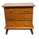 oak commode with tapered legs 1950